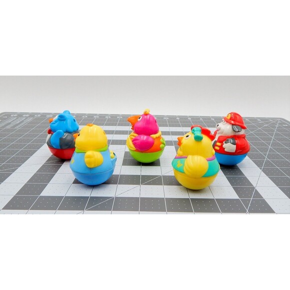 Hasbro Playskool Weebles Wobble Dressed Birds Fireman Dalmatian 2003 - Picture 3 of 13